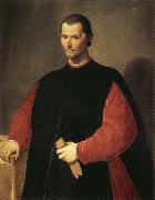 Santi Di Tito Portrait of Niccolo Macchiavelli oil painting
